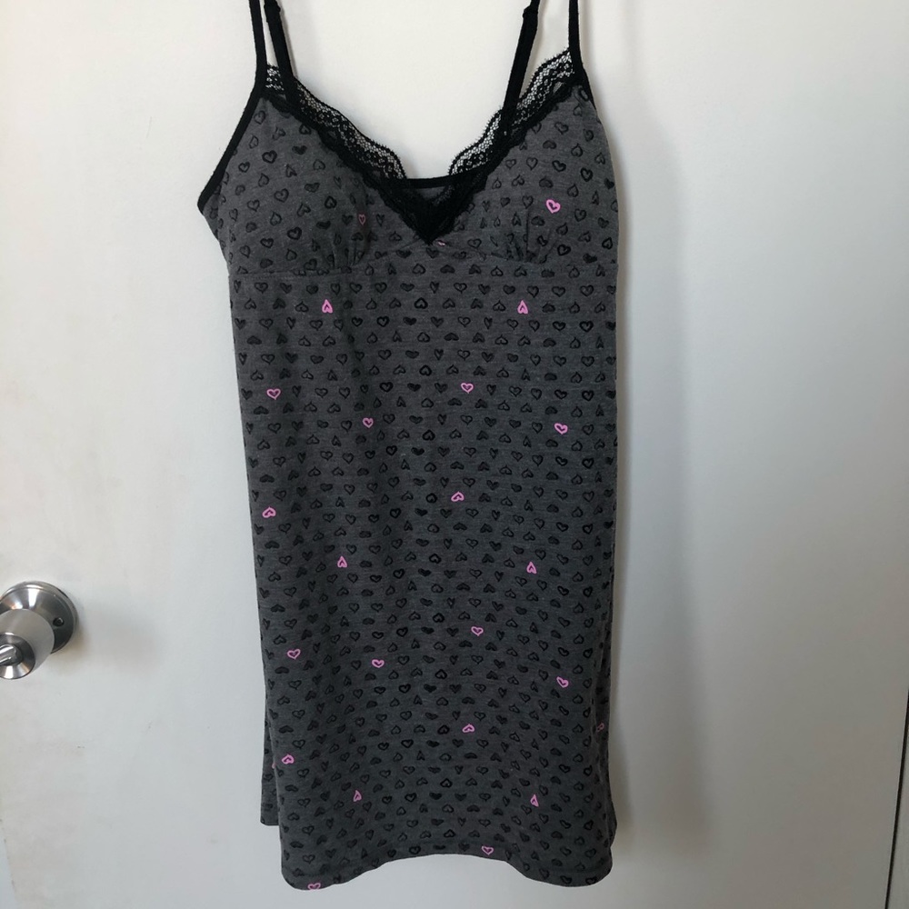 Heart designed night dress